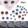 20pcs Girl Gift Puppet Making Animal  DIY Craft Accessories  Safety Eyes Dinosaur Eye