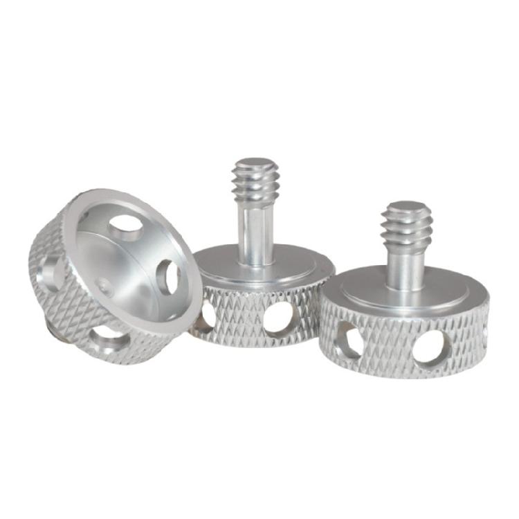 Lightweight 1/4inch Aluminum Alloy Screw Tripod Head Adjustment Screw for Securing Camera Tripod Heads and Photography