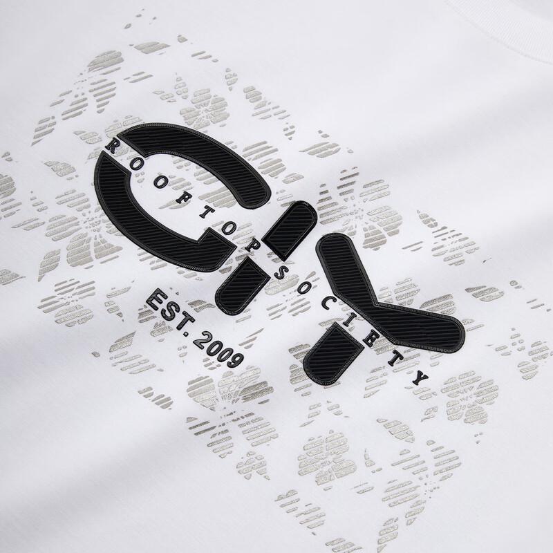 Goldlion Men's Printed Short Sleeve Round Neck T-Shirt