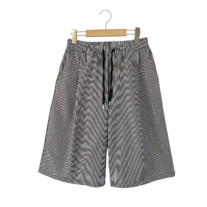 New ArrivalS Open Run Women S waiSt Tie Striped elaStic Wide ShortS