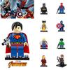 Superhero Building Blocks Toy Set With Iron Man Captain America Wolverine Spider-man And More!