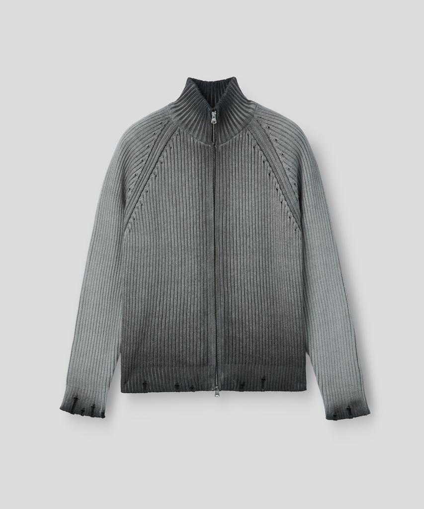 MMIC Musk Zip-Up Knit (Black)