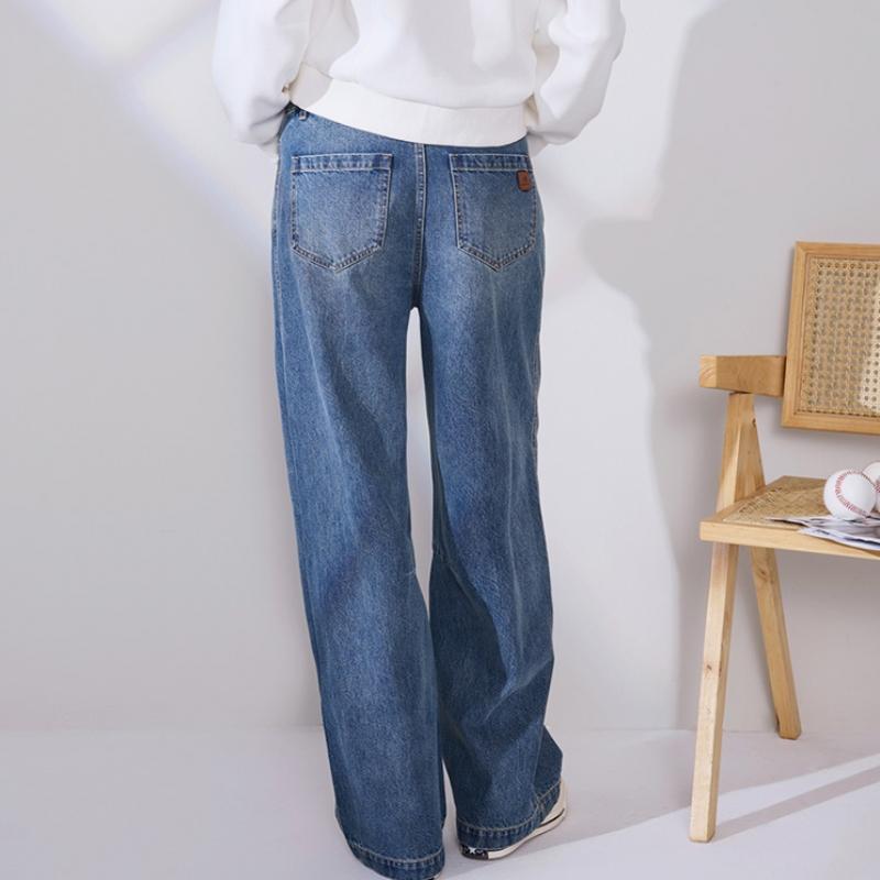 ConverSe Women S Vintage Medium Blue Wide Denim pantS Wcj432 Uha