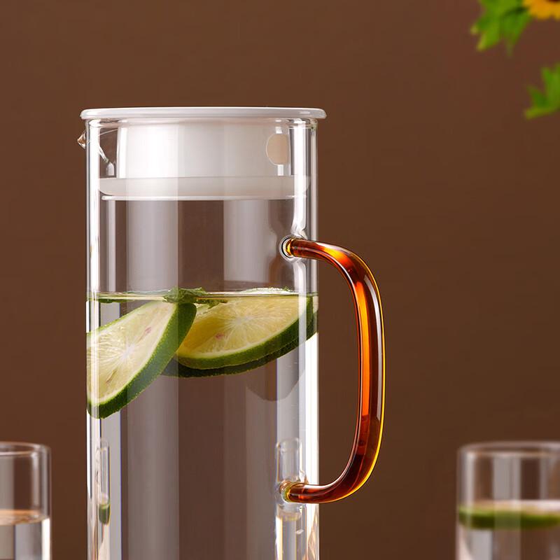 Glass Water Pitcher Set