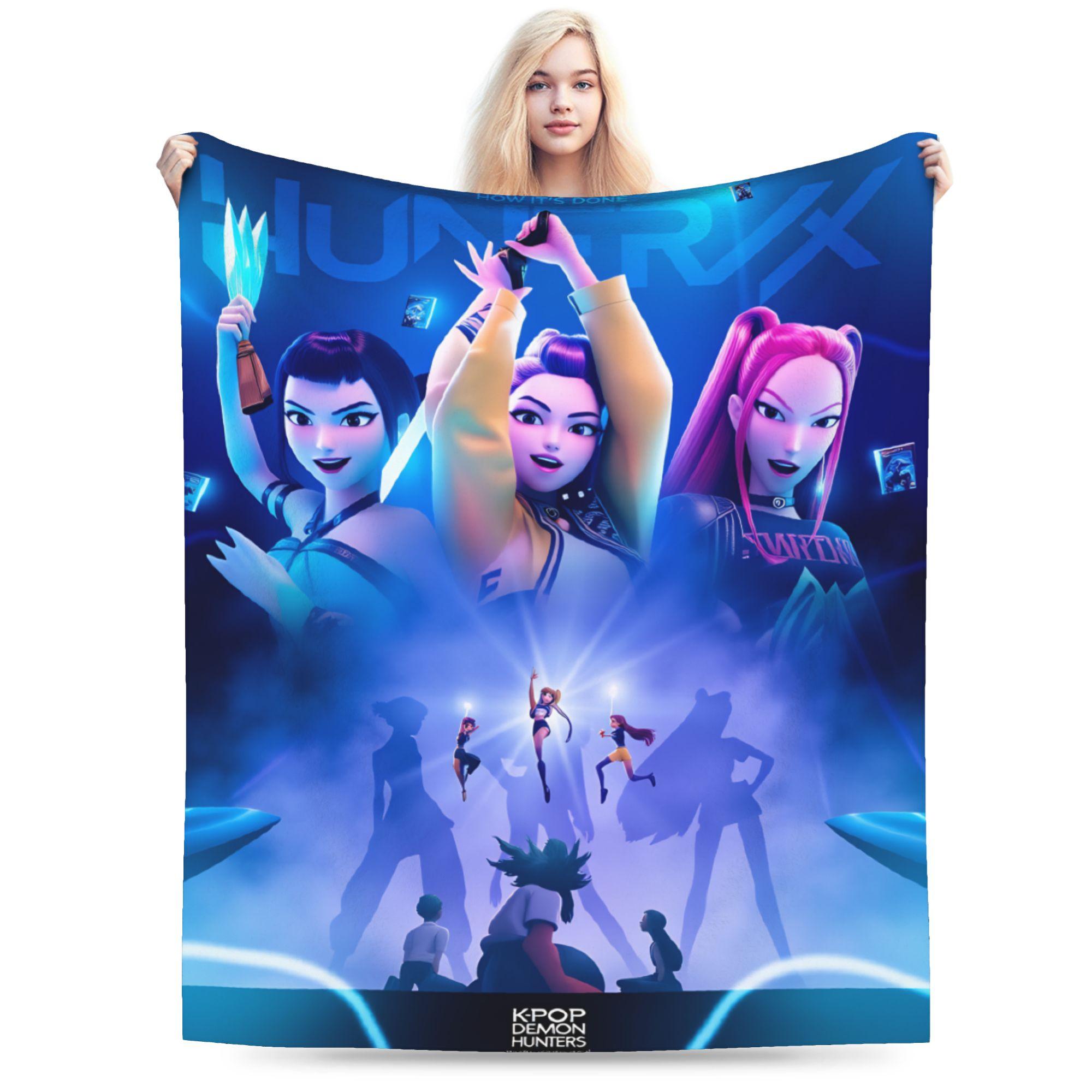 Kpop-inspired Blanket Quality Warm Soft  Throw Blanket Spring Students Outdoor Comfortable Bedspread 30x40in