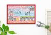 In 1000 Piece Jigsaw Puzzle Flower of a Round Smile X [Made Japan] (49 72cm)
