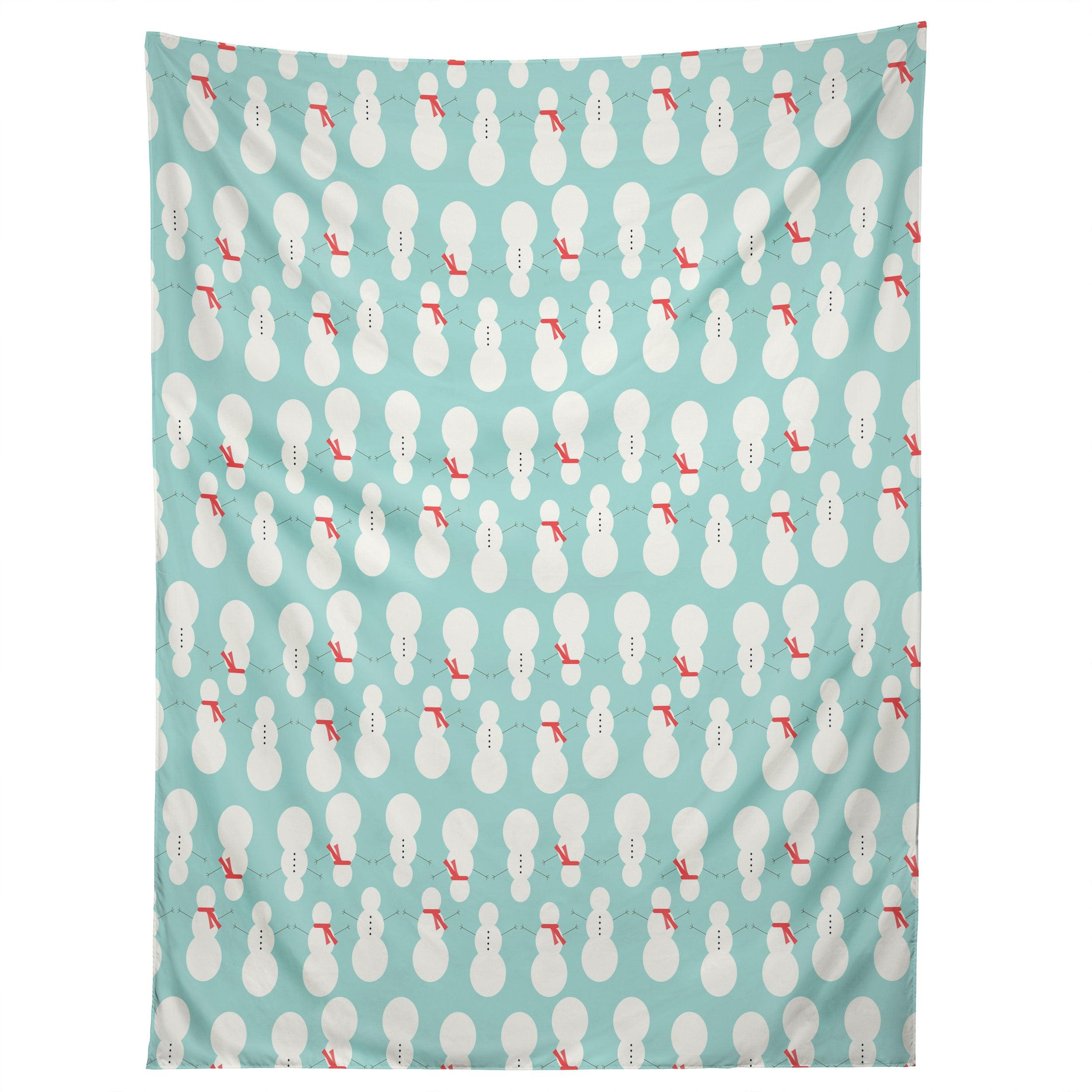 CUTE SNOWMEN tapestry 75x100