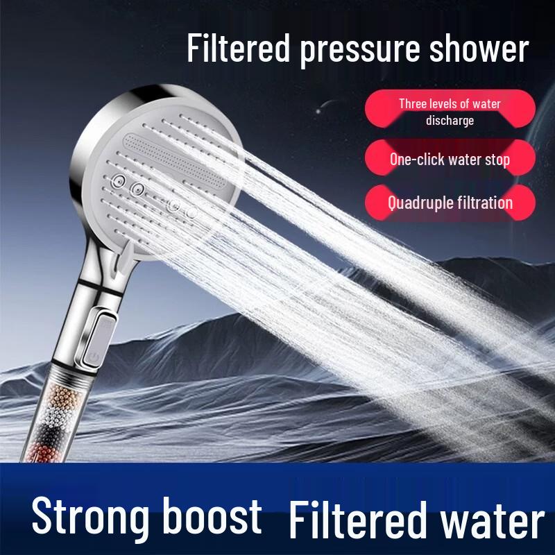 Miling Pressurized Filtration Handheld Shower Head