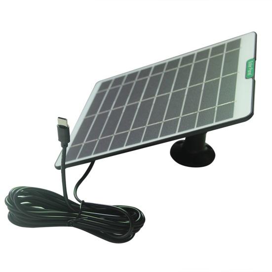 Solar Panels 3.0M Output Line 5V Voltage Regulator DC5521/Type-C/Micro USB Interfaces Solar Power Supply