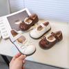 Girls Bowknot Princess Leather Shoes Sweet Bowknot Children Lace Flat Shoes Fashion Spring Autumn New Kids Causal Party Shoes