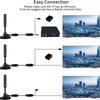 2025 New DTMB Domestic TV Suction Cup Aluminum Antenna with ATSC DVB-T HDTV Signal Amplifier