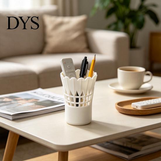 Student Desk Accessories 3D Printed Badminton Shaped Pen Holder, Creative Organizer, Aesthetic Storage Container, Small Minimalist Stationery