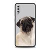 Cute Pug Dog Phone Case For Samsung A54 A52 A24 A14 A50 A70 A10 A30 A40 A20S A20E A06 A02S A12 A22 A34 A42 A32 5G A04s A16 Cover