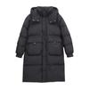 Winter New Down Jacket Women's Long Fashion Waist Loose Thickened Warm White Duck Down Jacket