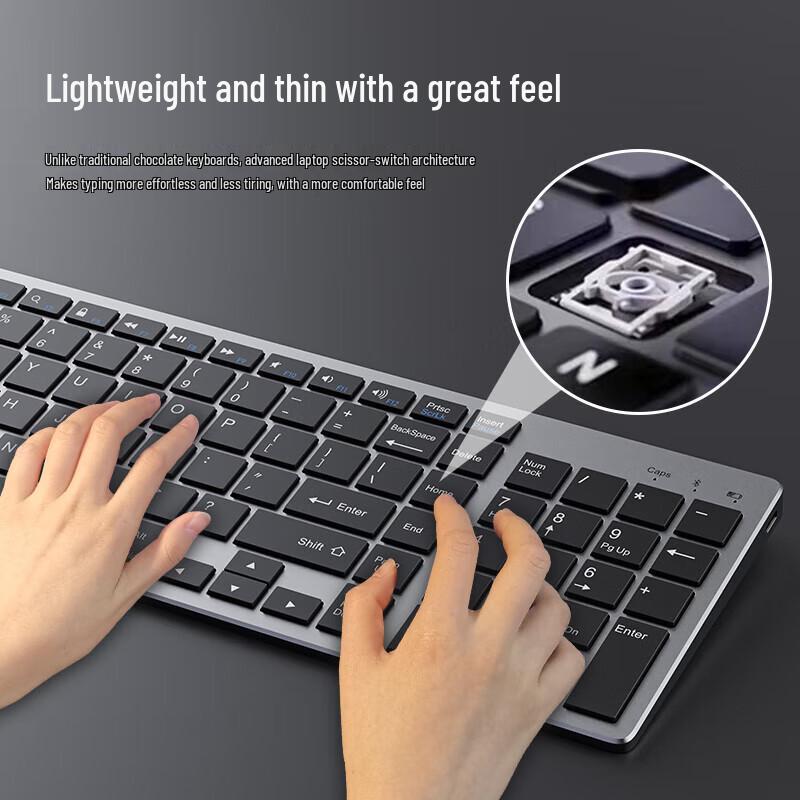 Qianxingzhe K936 Silent Mechanical Feel Bluetooth Dual Mode Keyboard