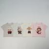 Child Short Sleeve T-shirt Pure Cotton Tops Boys And Girls Cute Print Round Neck Base Shirt Round Neck Tops Baby All-match Tees