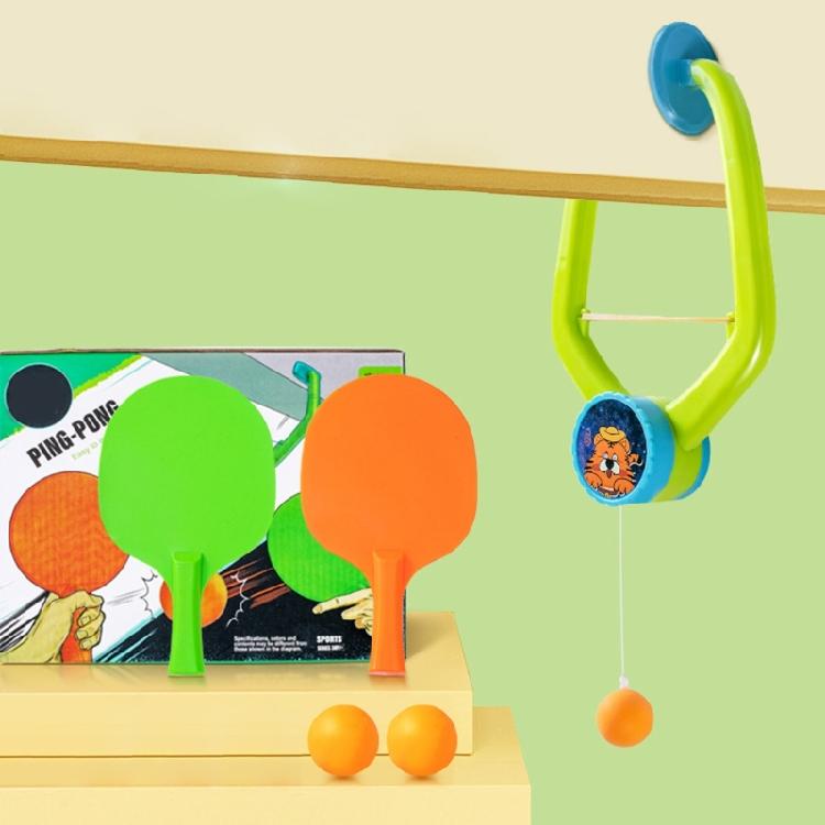 Doorway Pingpong Training Equipment Door Pingpong Game Set for Home Use with Bats and Balls for Pingpong Beginners