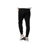 Nike Solid Color Logo Print Elastic Waist Drawstring Sports Pants Women Bottoms Black 931829-010
