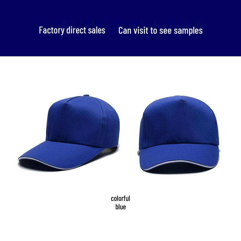 Pure Cotton Embroidered Volunteer Baseball Cap - Custom Work & Sun Hat with Logo
