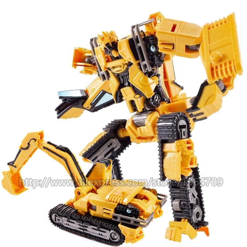 Aoyi Cool 8 In 1 Oversize Devastator Transformation Toys Boy Anime Hook Action Figures Robot Car Engineering  Vehicle Model Kids