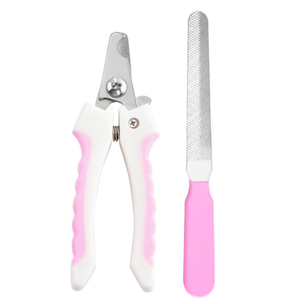 Pet Nail Clippers with Sickle Large Dog Nail Clippers Stainless Steel Grooming Scissors Nail Clippers Multifunctional Teddy Cat