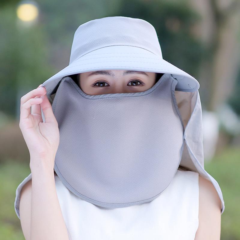 Chapeau De Soleil UPF 50+ - Large Bord 9cm, Séchage Rapide, Respirant, Unisexe Taille Unique