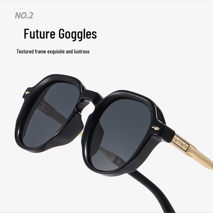 Spicy Girl Retro Aviator Sunglasses: Small Frame, Anti-UV, Classic European & American Style for Women