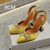 2025 Satin High Heels Women'S Bow Sexy Rhinestone Pointe Women'S Shoe Wine Glass Everything Stylish