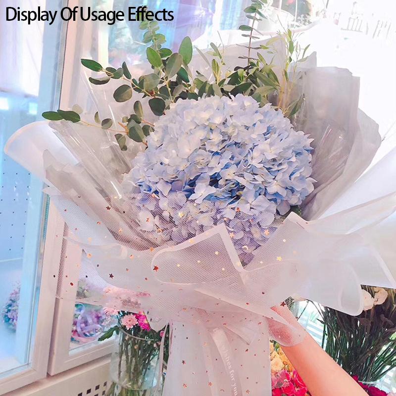 Yarn Flower Packaging, Mesh Flower Arrangement, Mesh Flower Shop Supplies, Bouquet Packaging Materials