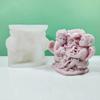 3d Candle Silicone Mold, Sculpture Candle Mold for Candle Resin Craft Gypsum Ornament Home Decorations
