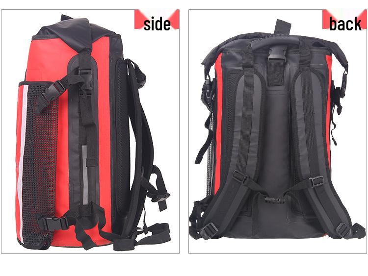 Multifunctional Waterproof Backpack for Outdoor Swimming, Rafting, and Hiking - Dry and Wet Separation Design.