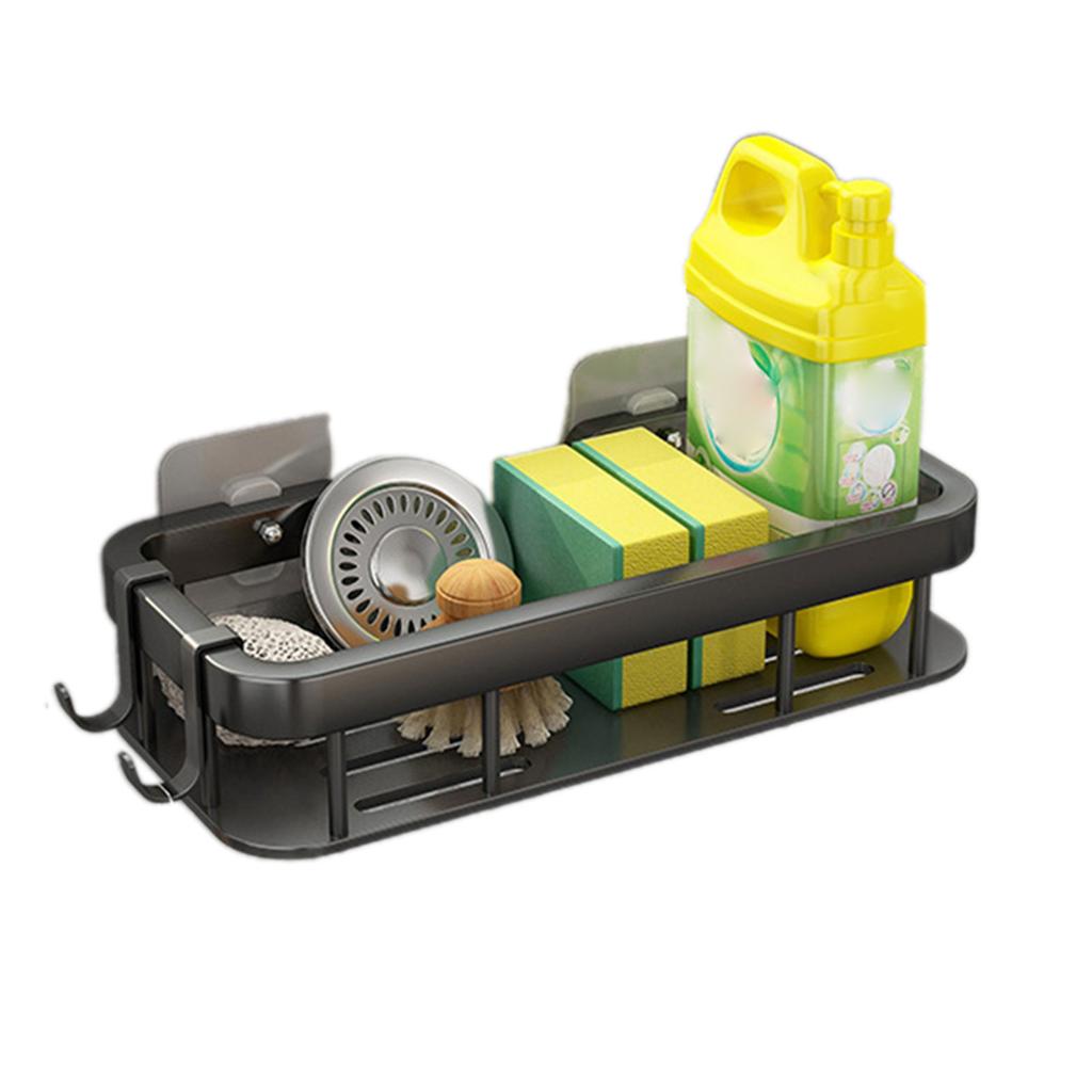 Multifunctional Kitchen Sink Holders Adhesive Wall Mounted Countertop Drainer Rack For Facial Cleanser