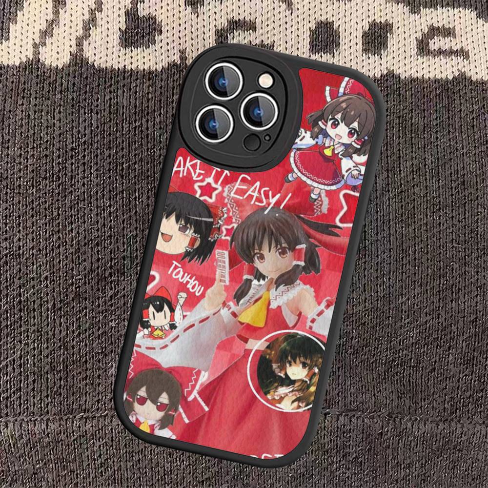 Classic Game Touhou Project Phone Case For IPhone 16 15 14 11 12 13 Pro Max Plus Back Leather Shell
