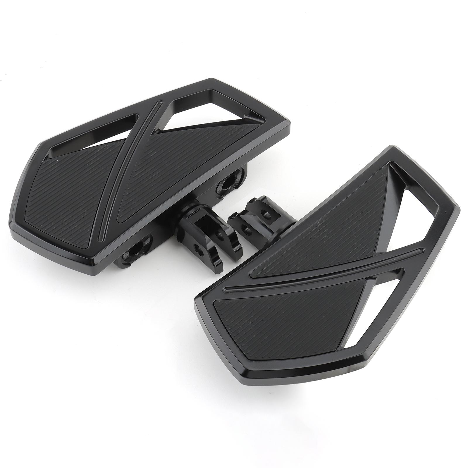

Motorcycle Floorboards Phantom Front Foot Pegs Fit for Harley 2018-2023 Softail Fat Boy Sport Glide FLSB Street Bob FXBB Fat Bob Front Floorboards B