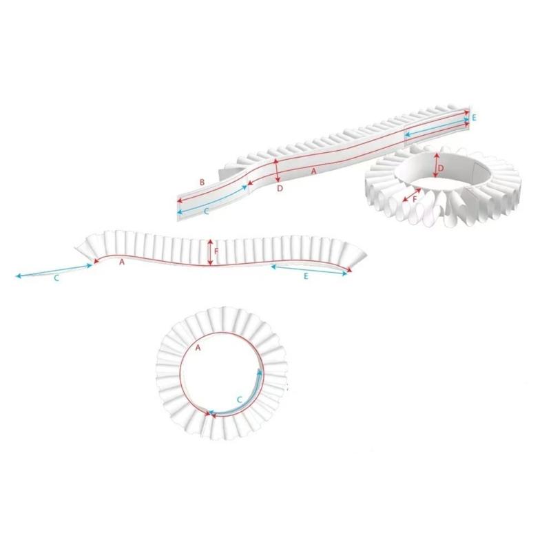 Elżbietański kołnierz kryza Średniowieczne Style Odpinany Kołnierz Wzorzysty Falbankowy Kołnierz do Autentycznych Średniowiecznych Zestawów Kostiumowych