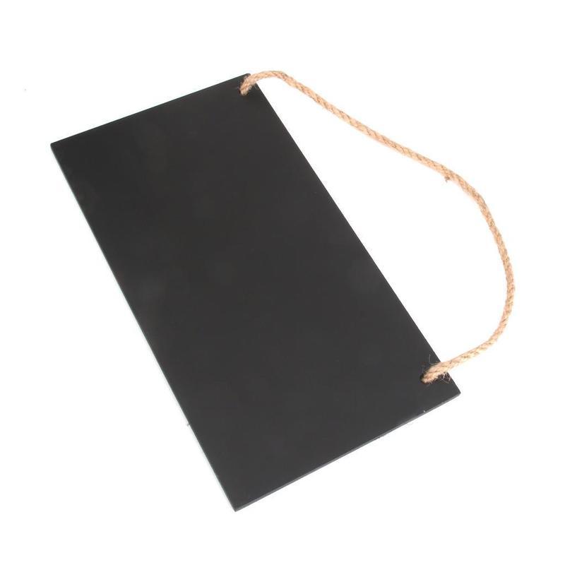 Hanging Blackboard Message Board Memo Board Black Board Chalk Board Yard & Lawn Signs