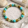 Patchwork Bracelet for Women Bohemian Wrist Chain Stone Beaded Bracelet  Ladies Jewelry