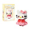 99 style Hello Kitty Building Blocks Cartoon Figures Kuromi Bricks My Melody Children's Assembly Toys Cinnamoroll Gift