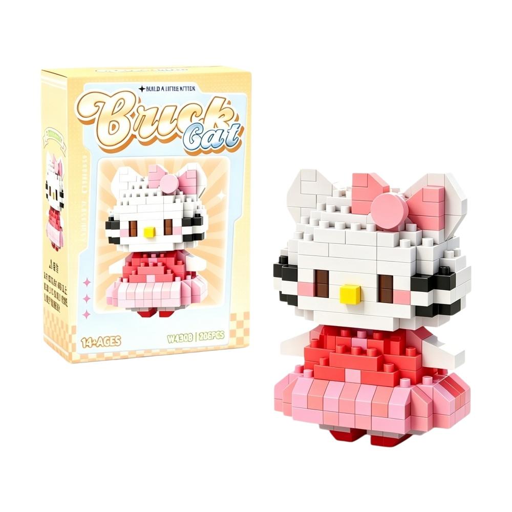 99 style Hello Kitty Building Blocks Cartoon Figures Kuromi Bricks My Melody Children's Assembly Toys Cinnamoroll Gift