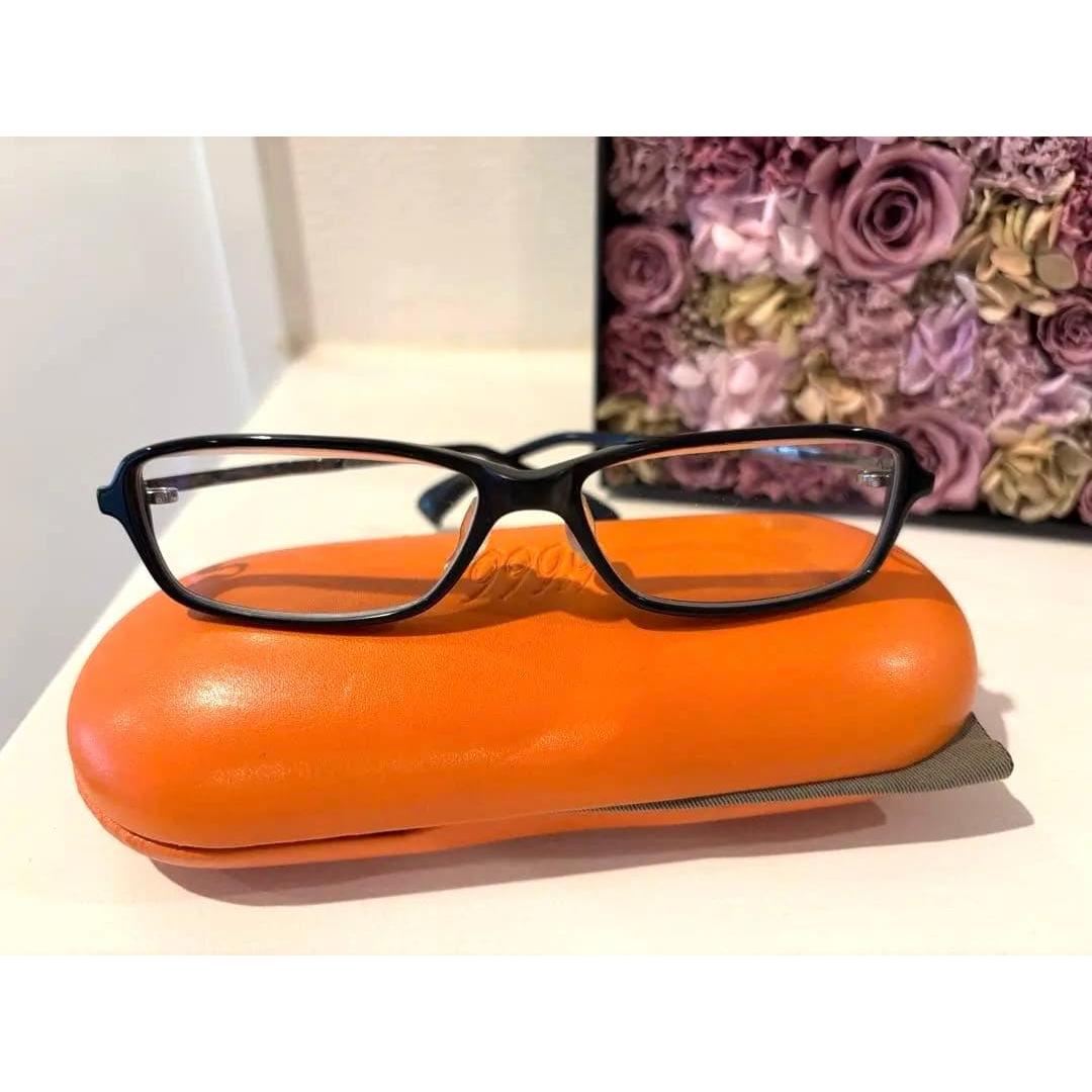 Used [Made in Japan] 999.9 Four Nines Glasses NPM-06 Black