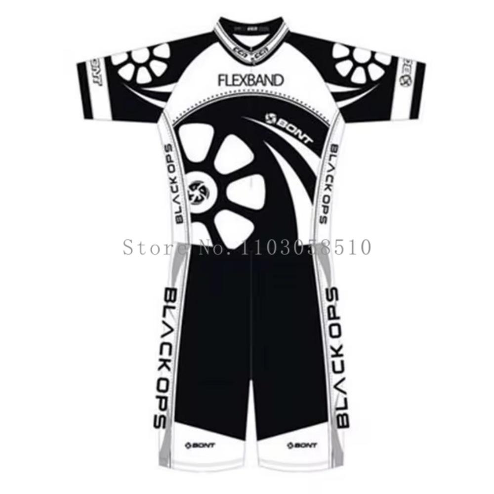 

BONT Adults Teenagers Child Skating Racing Skinsuit Speed Inline Roller Skate Skinsuit Fast Triathlon Competition Pro Clothing XL