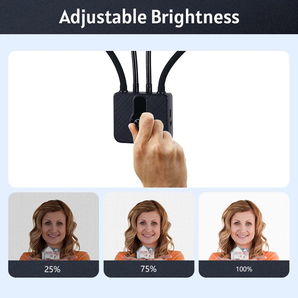 Гибкая двойная светодиодная лампа для видеосъемки — фото 8