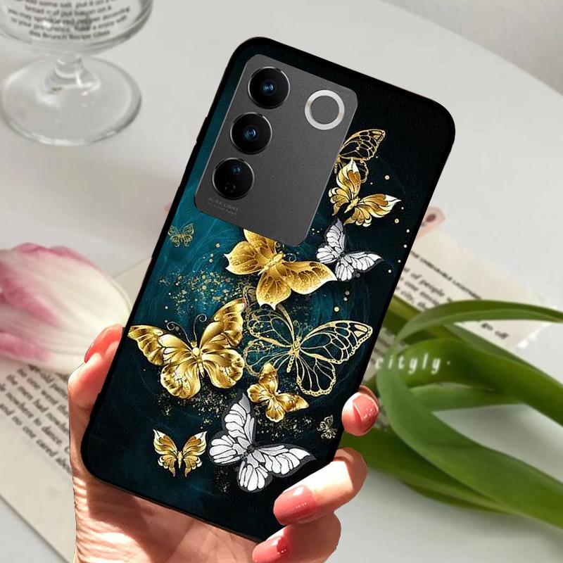 For Vivo V2230 V27 Pro 5G Case Popular Animal Cool Soft Back Protective Cover For Vivo V2237 V27e VivoV27 V 27 E Phone Bag Case