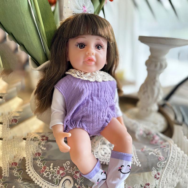 30cm Korean Style Dreamy Ballet Reborn Baby Doll - Play House Toy for Girls