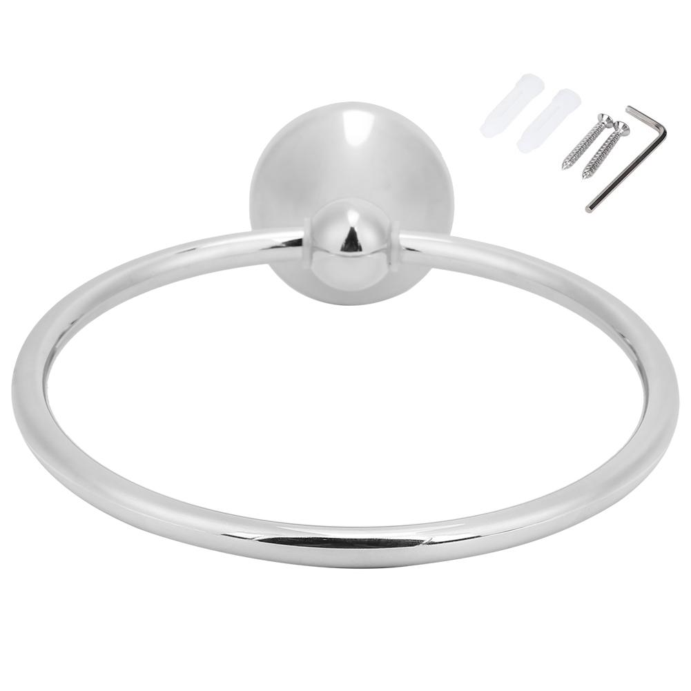Handtuchring aus Edelstahl Verschleißfest Rostfrei Handtuch Rundhalter für Badezimmer Handtuchring