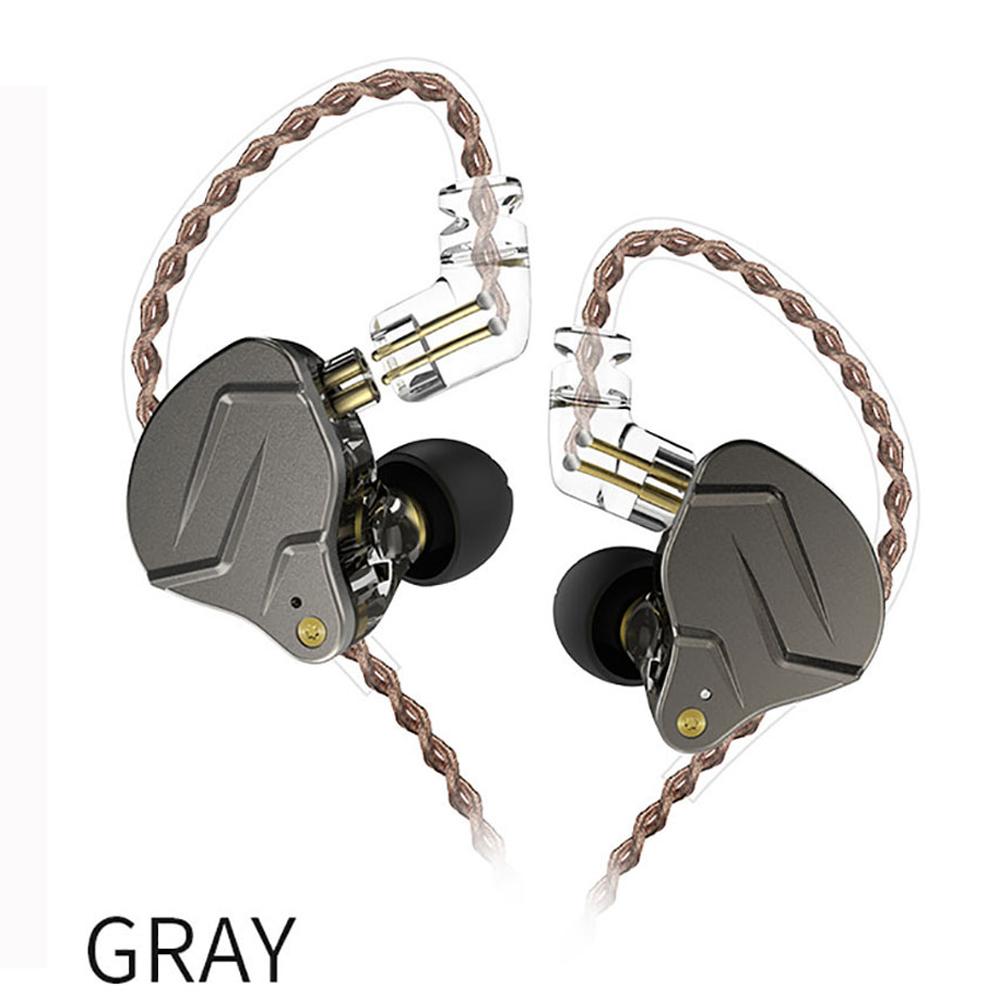 

Проводные наушники KZ ZSN Pro с гибридным динамическим драйвером, внутриканальные наушники Hi-Fi Bass, металлические вкладыши, гарнитура с шумоподавлением. серый