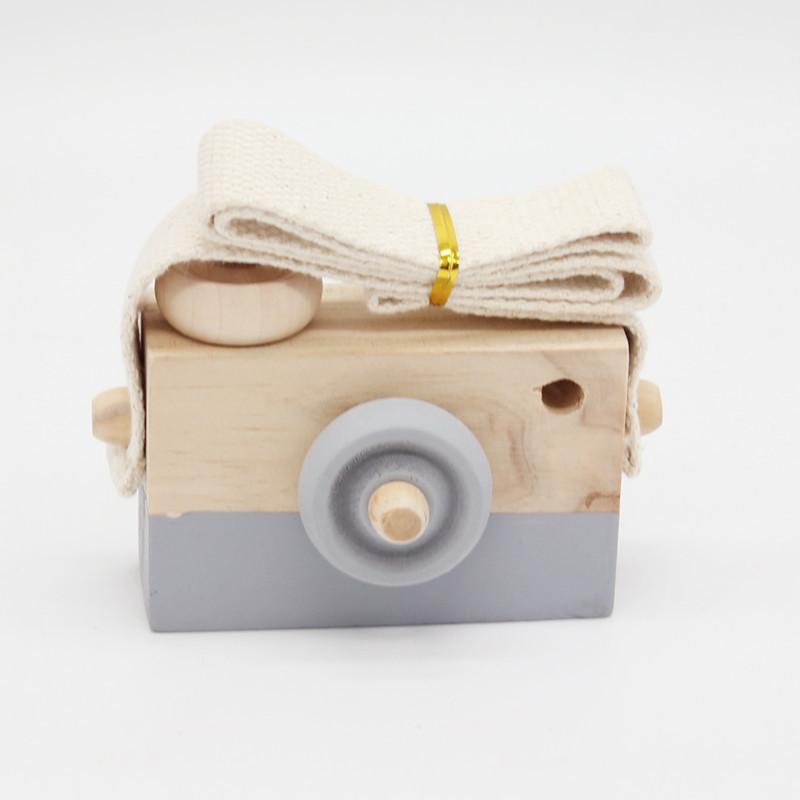Building Blocks 1 Piece Wooden Baby Toys Fashion Camera Wooden Pendants Montessori Kids Toys Wooden DIY Gifts Nursing Gifts Baby Building Blocks