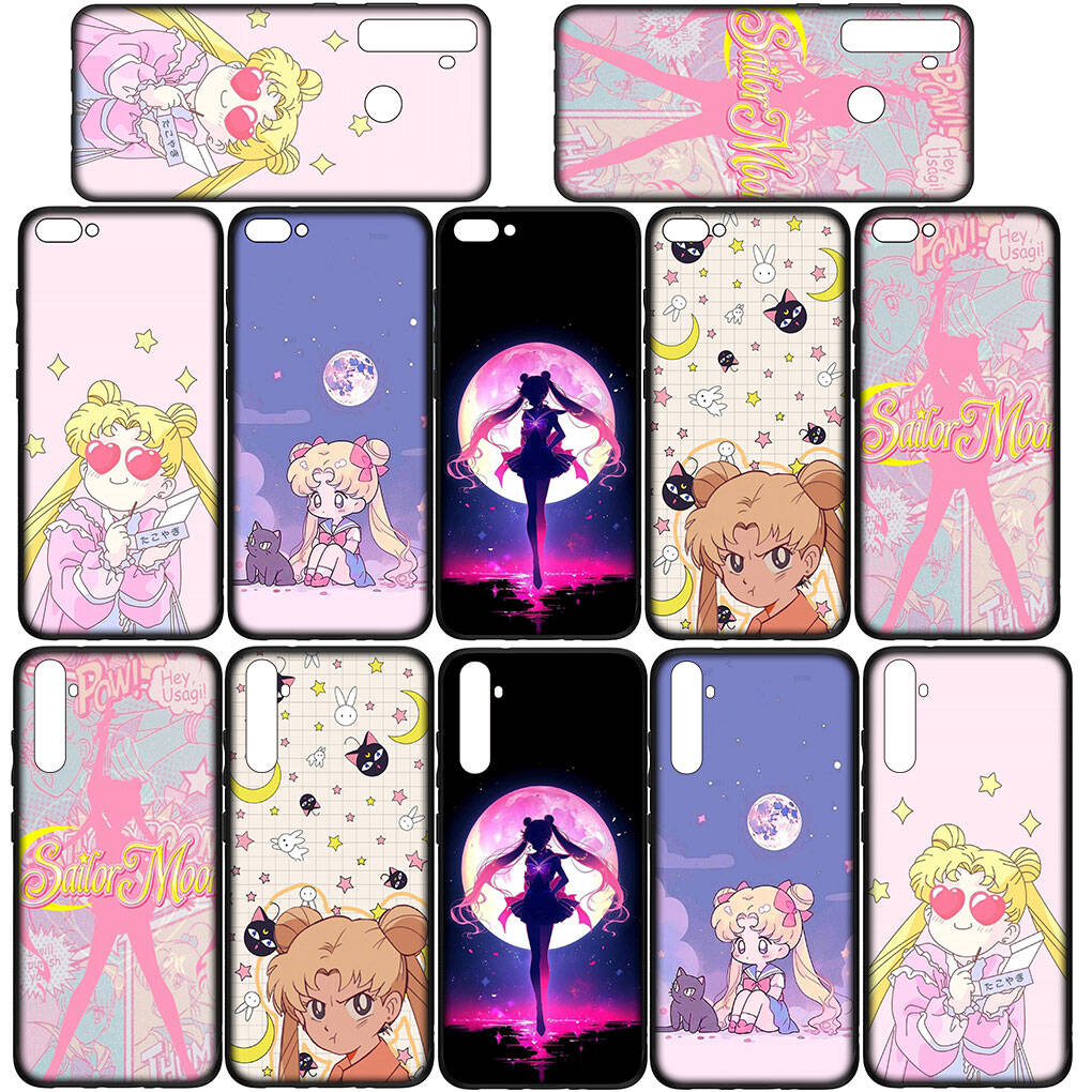 Phone Case for iPhone 17 16 15 Xiaomi Poco F8 F7 X7 M8 C85 C75 C71 Redmi Note 14 13 12 11 Pro Max A3 A4 14C 13C 15C Wallpaper Sailor Moon Girl Cover