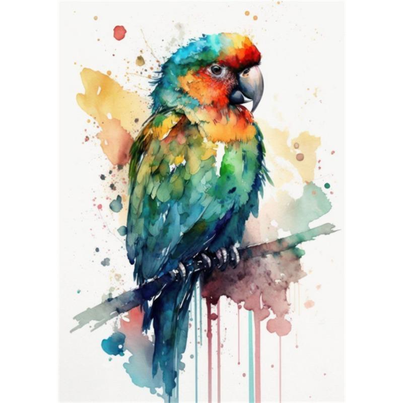 Watercolor Wildlife Canva Oil Painting Print Poster Abstract Sloth Octopus Flamingo Bird French Bulldog Dog Poster Home Wall Art