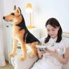 Cartoon Real Life Dogs Plush Toy Standing Collie Spot Dog Stuffed Soft Simulation Animal Dolls for Children Boys Gifts
